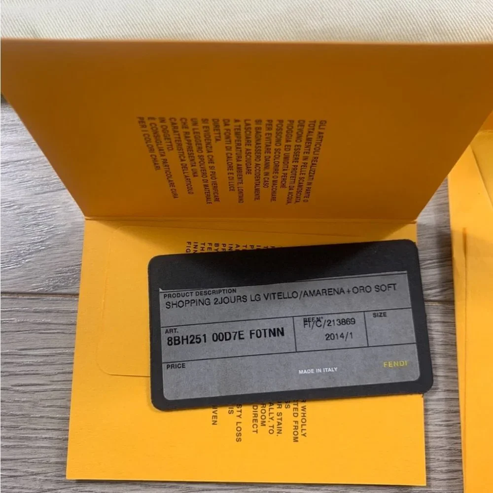 Fendi Medium 2Jours Fuchsia Pink Leather Satchel Tote - Picture 16 of 16